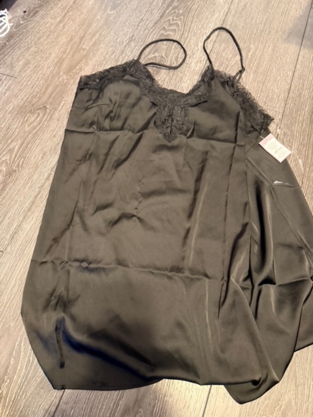 Auden black silky nightie